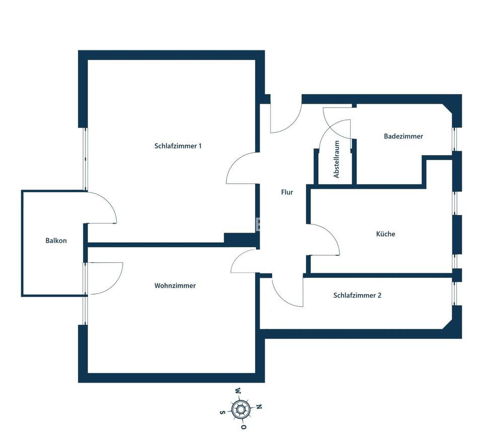 Charmante 3-Zimmer-Obergeschosswohnung mit Balkon, Gartenblick und Garage – Bild 11
