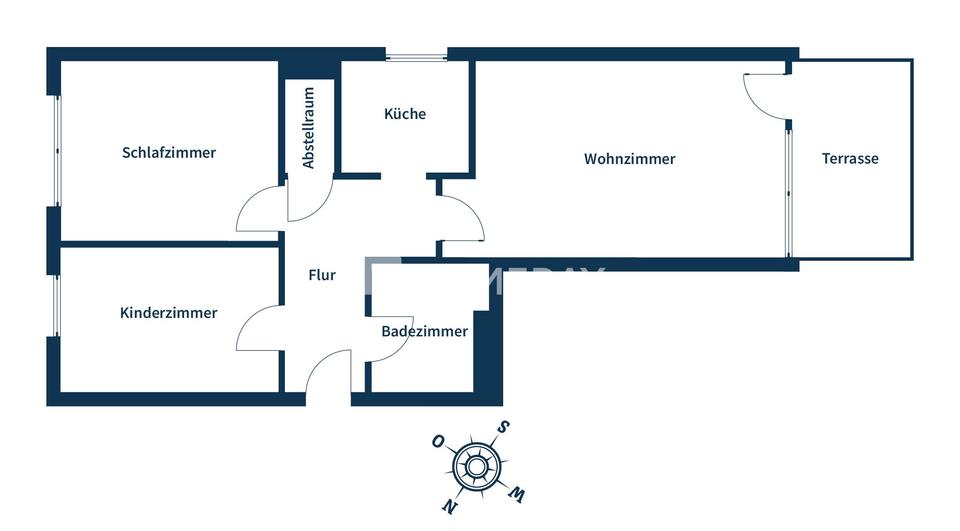Helle 3-Zimmer-Wohnung mit Terrasse und Tiefgaragenstellplatz – Bild 14
