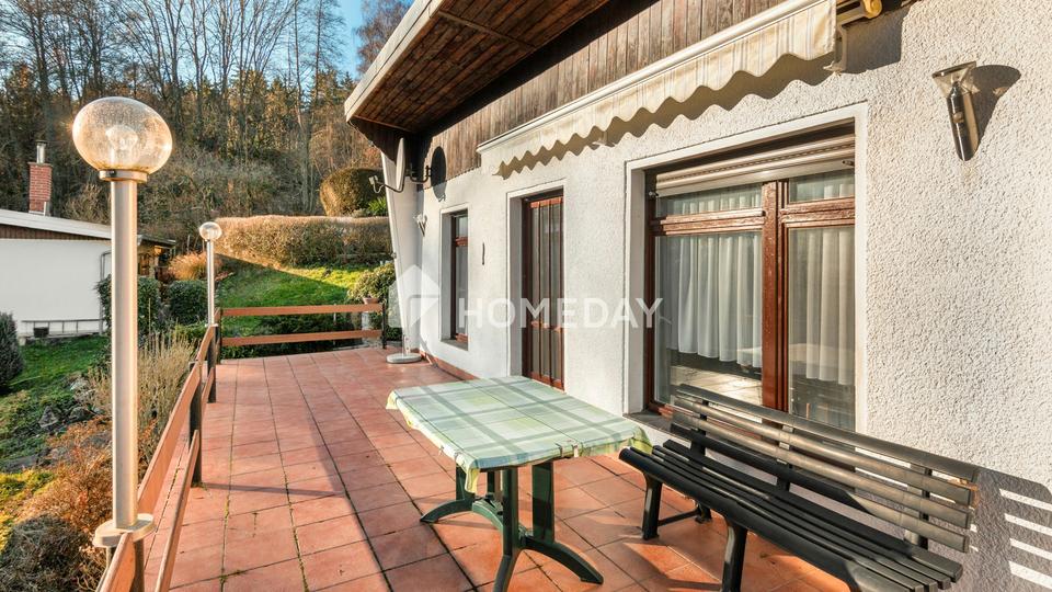 Idyllischer Rückzugsort im Naturschutzgebiet - 2-Zimmer-Bungalow in traumhafter Hanglage – Bild 7