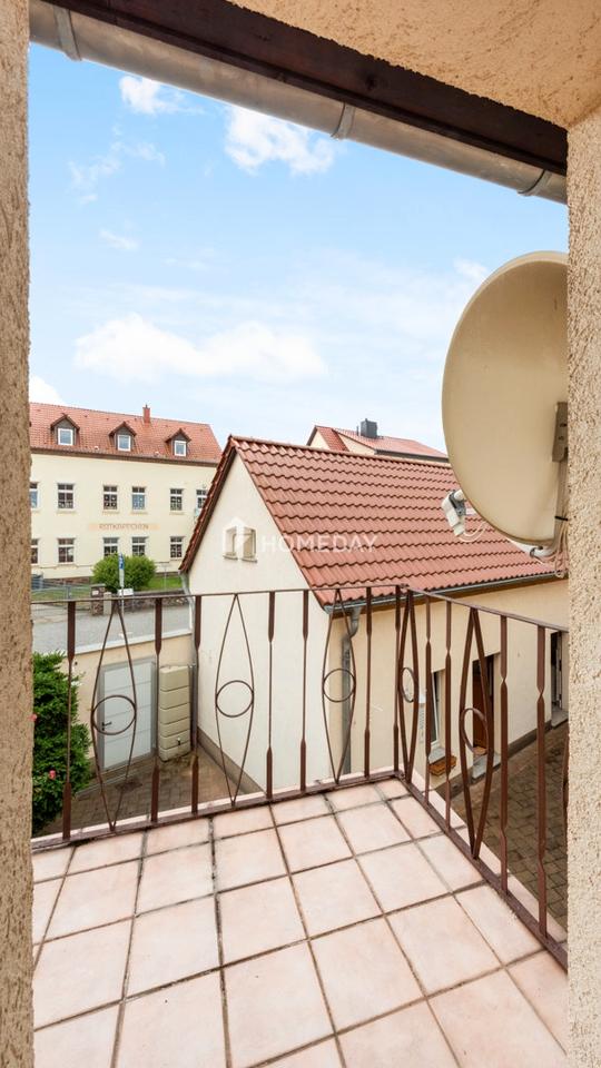 Gepflegtes Wohnhaus mit Nebengebäude, Innenhof, Balkon & Garage in zentraler Lage von Zörbig – Bild 7