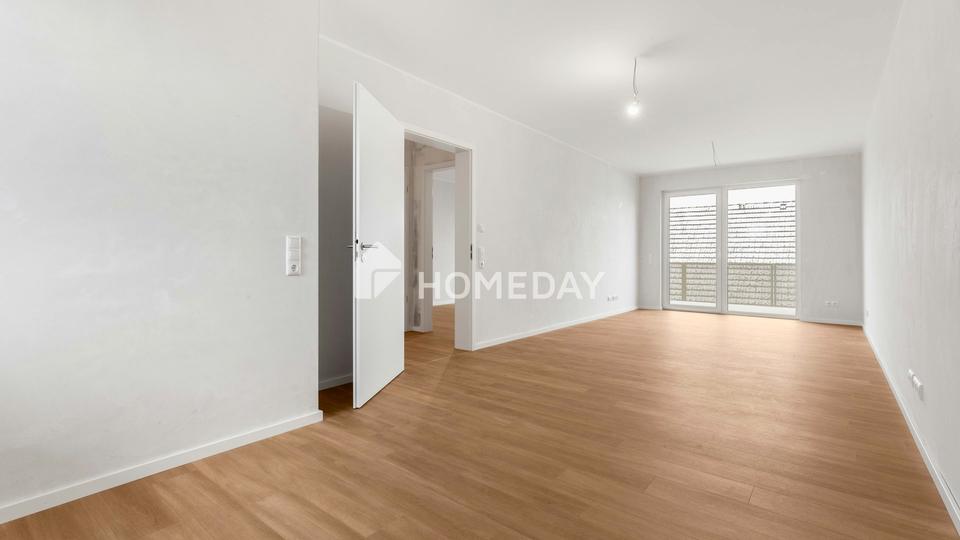 Neubau/Erstbezug! Zwei-Zimmer-Wohnung mit Balkon und Fußbodenheizung