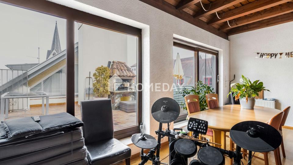 Gepflegtes Mehrfamilienhaus mit vier Wohnungen, Restaurant, Terrasse und Hof in Sulzbach am Main – Bild 19