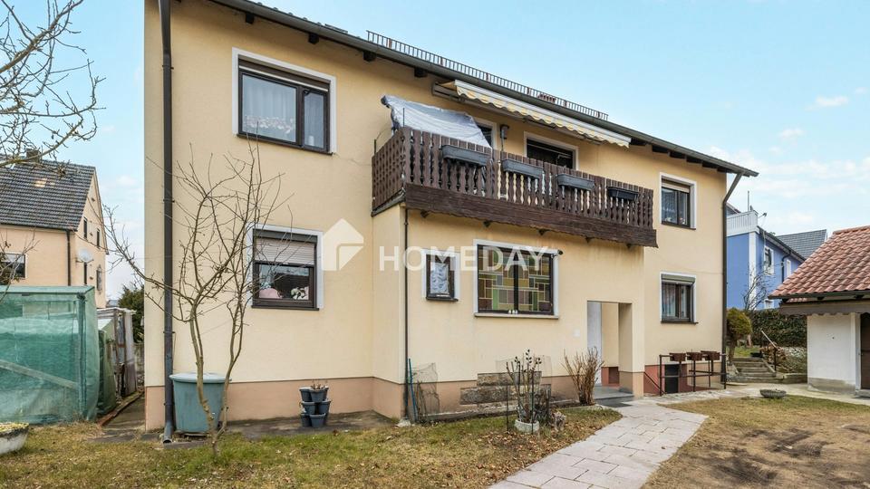 Großzügig & vielseitig: Zweifamilienhaus mit Garten, 2 Garagen und Balkonen in Krondorf – Bild 3