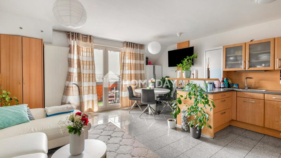 Gemütliche Maisonette-Wohnung mit Balkon und Weitblick in schöner Lage von Niedernhausen