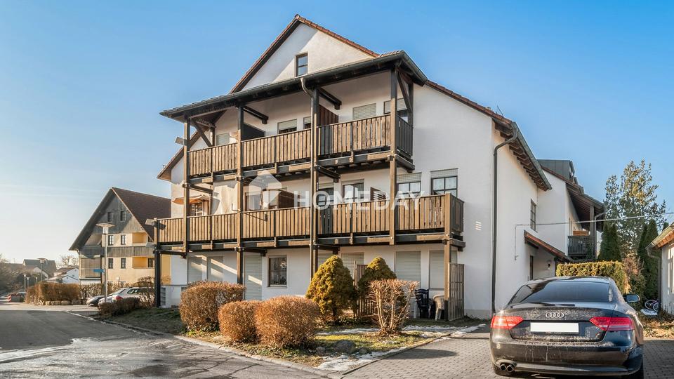 Attraktive Singlewohnung mit Balkon in gepflegtem MFH