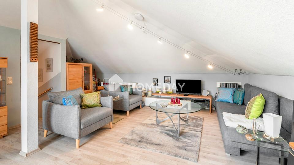 Familienfreundliche Maisonette-Wohnung mit Garten und Stellplatz in zentraler Lage