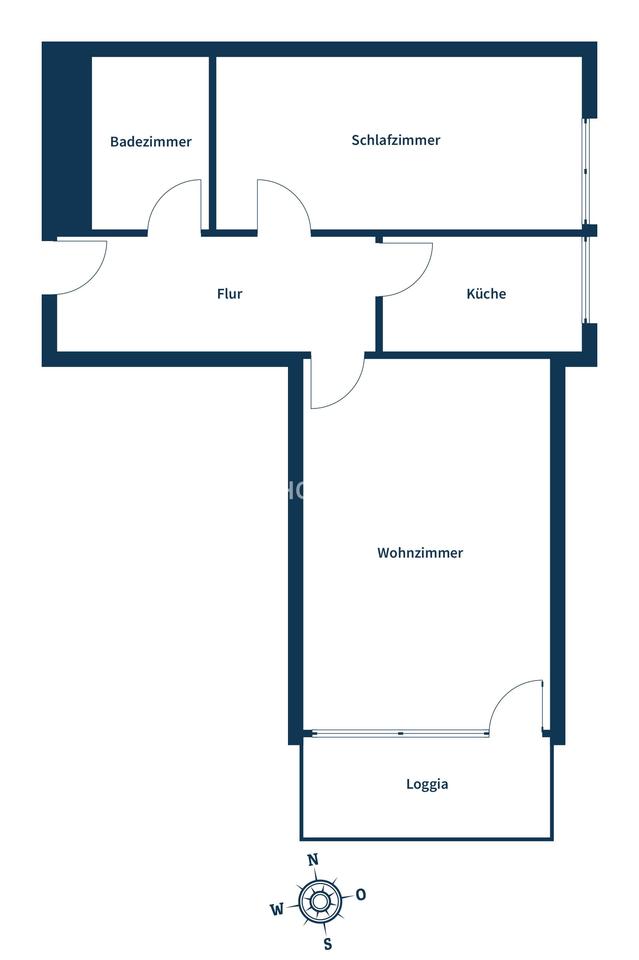 Familienfreundliche Umgebung: Gemütliche Zwei-Zimmer-Wohnung mit Loggia – sofort bezugsfrei – Bild 21