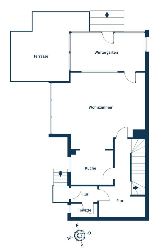 Doppelhaushälfte mit vier Zimmern, Wintergarten, Gartenidylle und Vollkeller – Bild 23