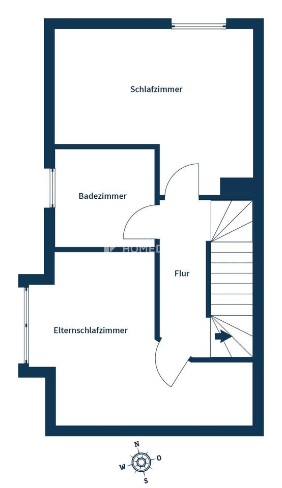 Doppelhaushälfte mit vier Zimmern, Wintergarten, Gartenidylle und Vollkeller – Bild 24