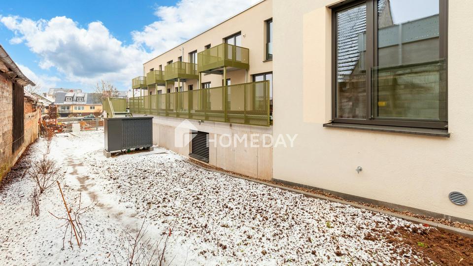 Neubau/Erstbezug! Zwei-Zimmer-Wohnung mit überdachter Terrasse und Garten – Bild 15