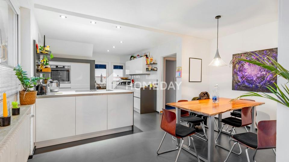 Maisonettewohnung auf 136 m² Fläche, Balkon, Carport und tollem Raumgefühl