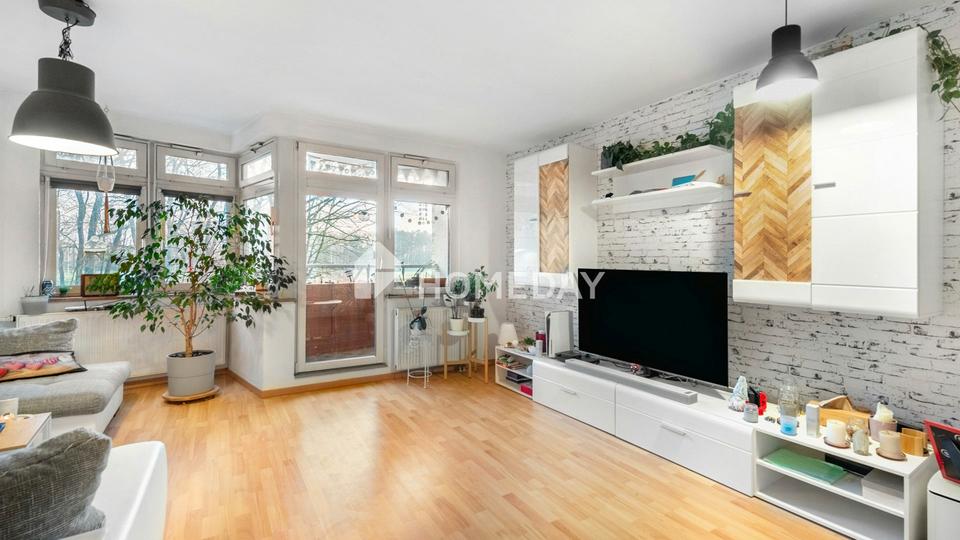 Gepflegte 3-Zimmer-Wohnung mit Südbalkon und Tiefgaragenstellplatz in Potsdam