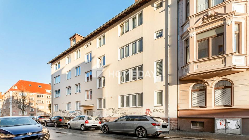 Platzwunder in der Nordstadt: 4-Zimmer-Wohnung mit Balkon für Kapitalanleger & Eigennutzer