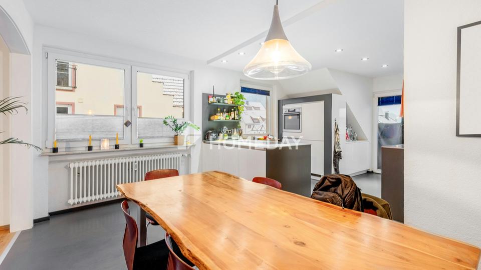 Maisonettewohnung auf 136 m² Fläche, Balkon, Carport und tollem Raumgefühl – Bild 3
