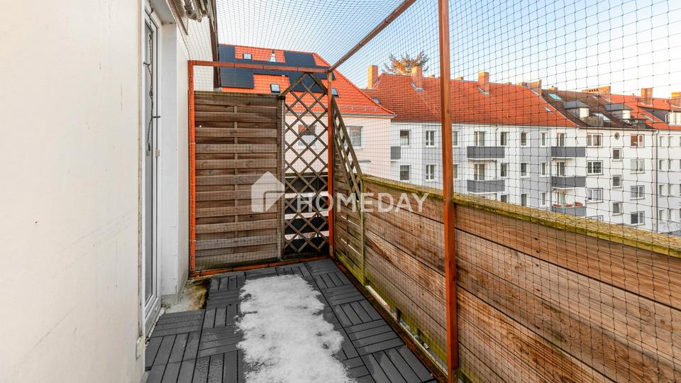 Platzwunder in der Nordstadt: 4-Zimmer-Wohnung mit Balkon für Kapitalanleger & Eigennutzer – Bild 8