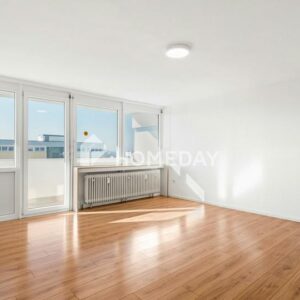 Attraktive 2-Zimmer-Whg mit Weitblick aus der 8. Etage inkl. TG-Stellplatz & Erbbaurechtsanteil