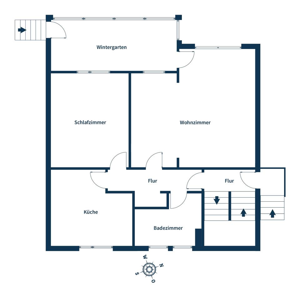 Mehrfamilienhaus mit 3 Wohneinheiten, Terrasse, Wintergarten und Garten in attraktiver Lage – Bild 28