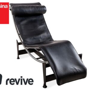 Cassina Le Corbusier LC 4 Leder Liege Schwarz Bauhaus
