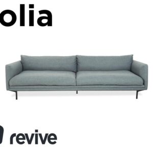 Bolia Lomi Stoff Viersitzer Grau Blau Grün Sofa Couch