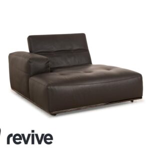 Who's Perfect Leder Liege Braun Dunkelbraun Daybed manuelle