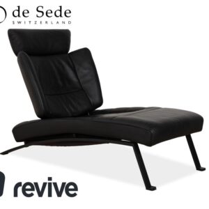 de Sede DS-158 Leder Liege Schwarz manuelle Funktion