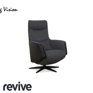 Sitting Vision TW 093 Stoff Relax-Sessel Leder Grau elektr.