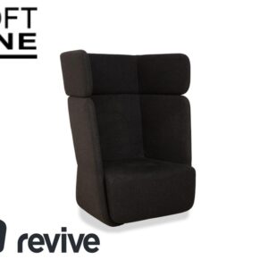 Softline BASKET Stoff Sessel Dunkelgrau