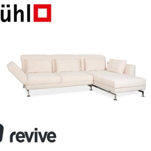 Brühl Moule Stoff Ecksofa Beige Couch manuelle Funktion ✨