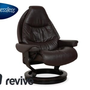 Stressless Voyager Leder Sessel Braun manuelle Funktion
