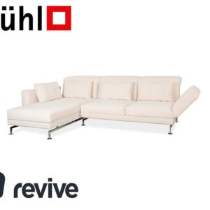 Brühl Moule Stoff Ecksofa Beige Couch manuelle Funktion ✨