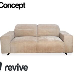 BoConcept Hampton Stoff Zweisitzer Beige Sofa Couch manuelle