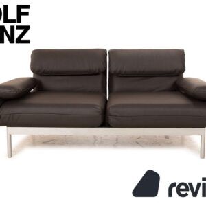 Rolf Benz Plura Zweisitzer Sofa veganes Leder (Textilleder) ✨
