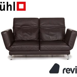 Brühl Moule (medium) Leder Sofa Braun Dunkelbraun Relaxfunktion ✨