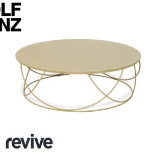Rolf Benz 8770 Glas Grün Oliv Couchtisch 95 cm