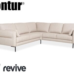 Contur Enna Stoff Ecksofa Beige Sofa Couch