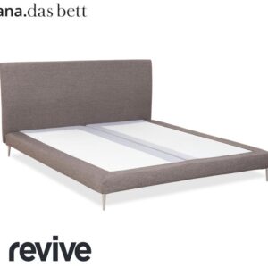 Riposana Puro Stoff Bett Grau