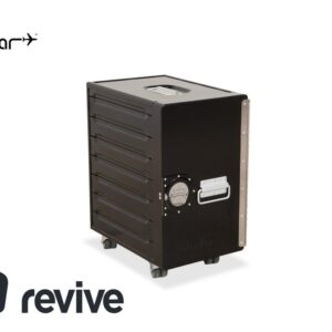 bordbar Box Container Schwarz Anschlag rechts Flugzeugtrolley