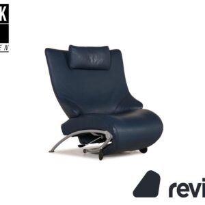 WK Wohnen Solo 699 Leder Sessel Blau Funktion Relaxfunktion ✨