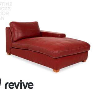 Christine Kröncke Leder Liege Rot