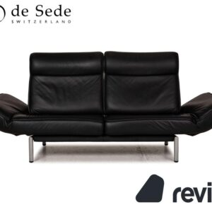 de Sede DS 450 Leder Sofa Schwarz Zweisitzer Funktion ✨