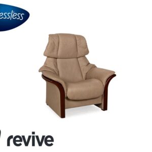 Stressless Eldorado Leder Sessel Beige manuelle Funktion