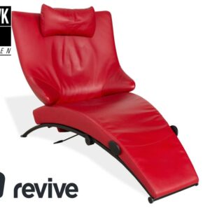 WK Wohnen Solo 699 Leder Sessel Rot manuelle Funktion