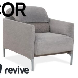 Cor Avalanche Stoff Sessel Grau manuelle Funktion