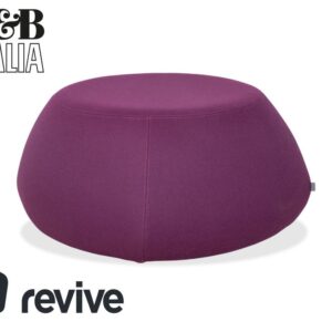 B&B Italia Fat Hocker Stoff Violett Lila Wein Pouf Schemel