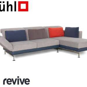 Brühl Moule Stoff Ecksofa Sofa Couch Grau Recamiere Rechts ✨