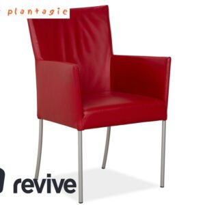 bert plantagie ARC-E Leder Stuhl Rot Esszimmer
