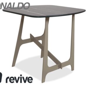 Bonaldo Slot Beistelltisch Couchtisch Schwarz Stein Maserung by