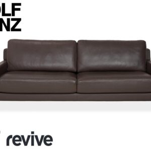 Rolf Benz EGO Dreisitzer Sofa Braun Leder Couch