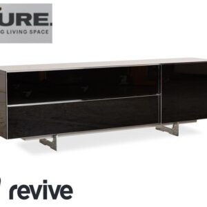 Piure Nex Holz Sideboard Schwarz