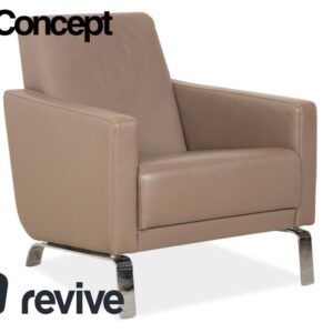 BoConcept Fly Leder Sessel Braun Taupe